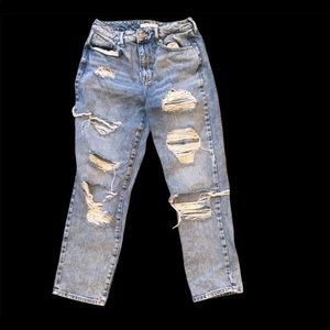 PacSun Distressed Mom Jeans